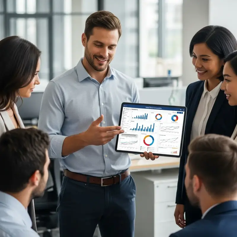 Diversos dispositivos como smartphone, tablet e notebook exibindo sites e aplicativos.