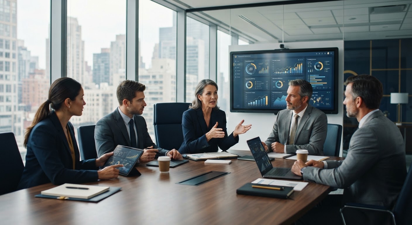 Planejamento orçamentário e análise de dados em planilhas de contabilidade corporativa.