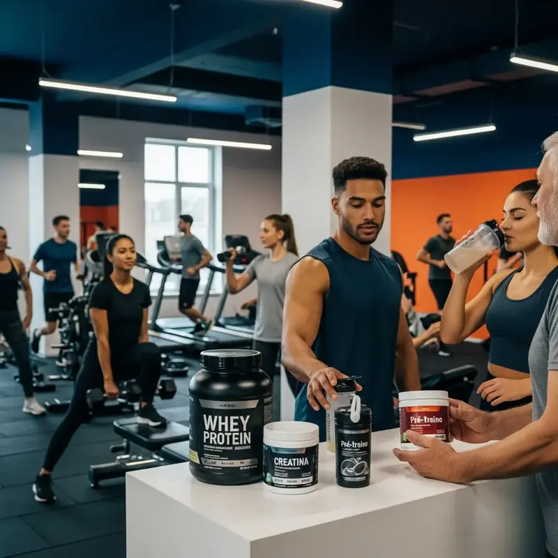 Pote de Pré-Treino Zeus Nutrition com design moderno e cores vibrantes