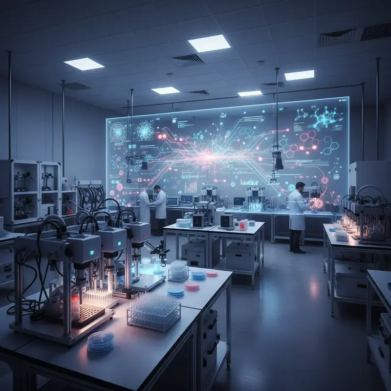Um portfólio conectado ao fluxo real do laboratório.