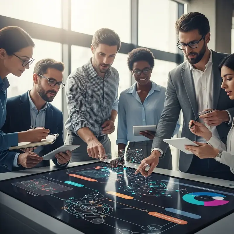 Gráfico de crescimento financeiro em tela de computador, simbolizando estratégia.