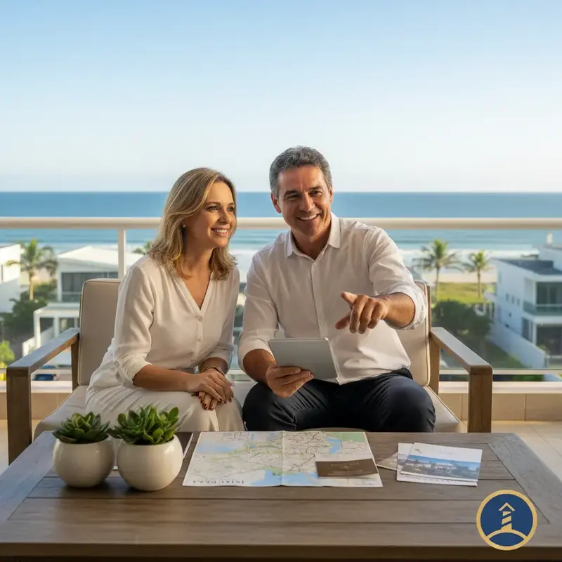 Planta de um projeto imobiliário com régua e lápis.