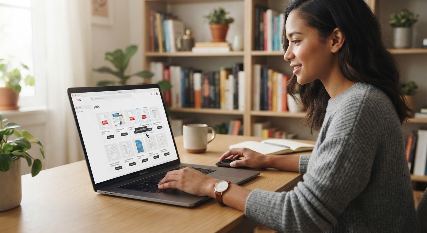 Tela de notebook exibindo uma planilha financeira de estudos organizada