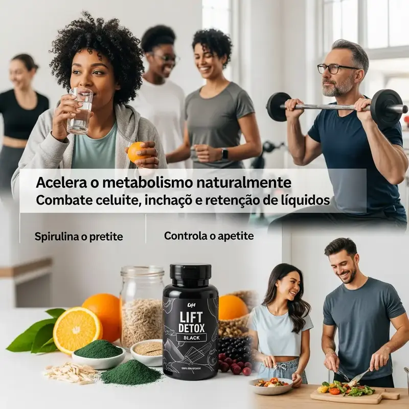 Benefícios Exclusivos do Lift Detox Black