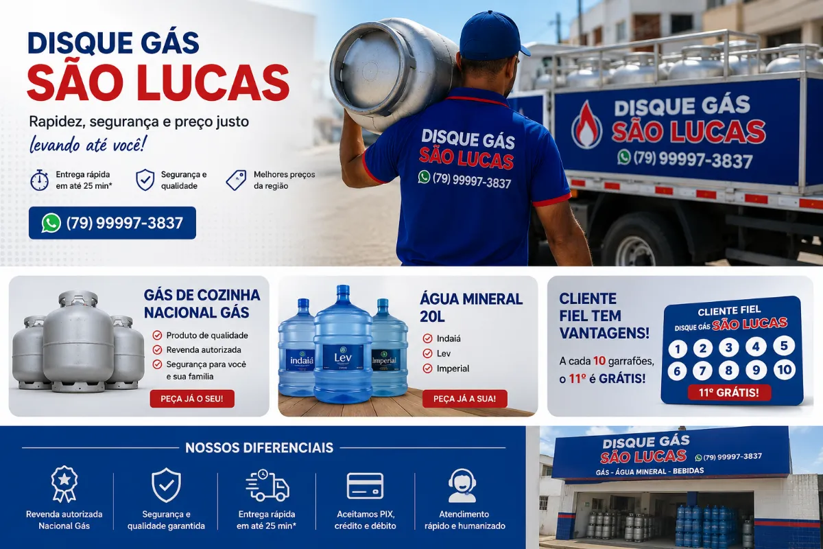 Disque Gás São Lucas Aju