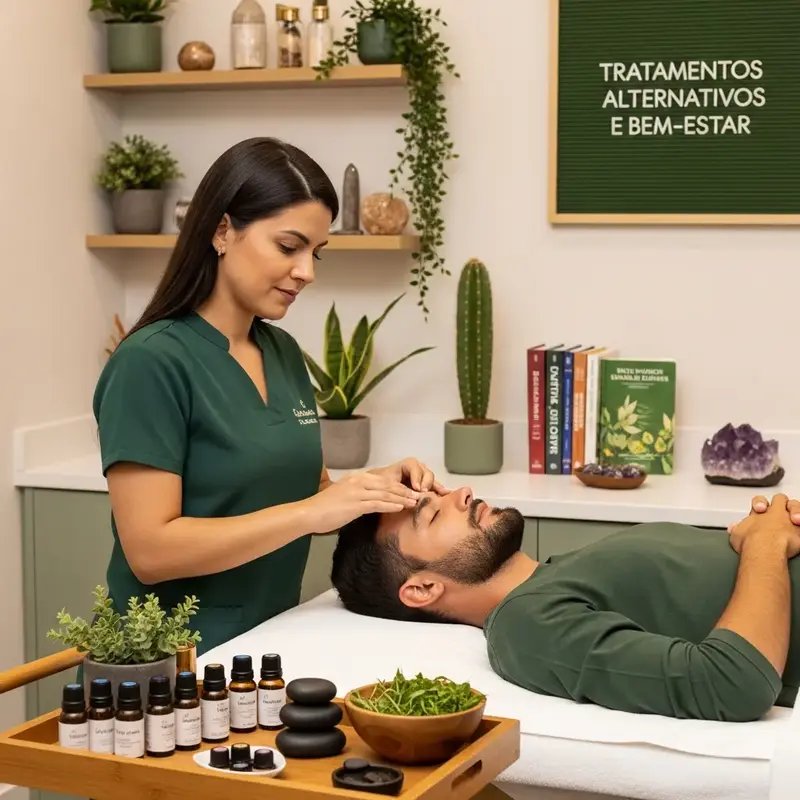 Mãos segurando uma planta verde em forma de coração, simbolizando cuidado e crescimento natural